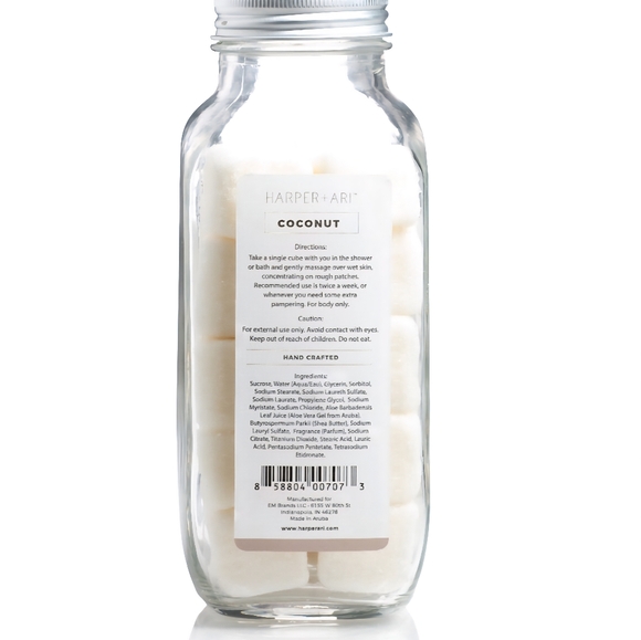 Coconut Exfoliating Sugar Cubes - Picture 2 of 3